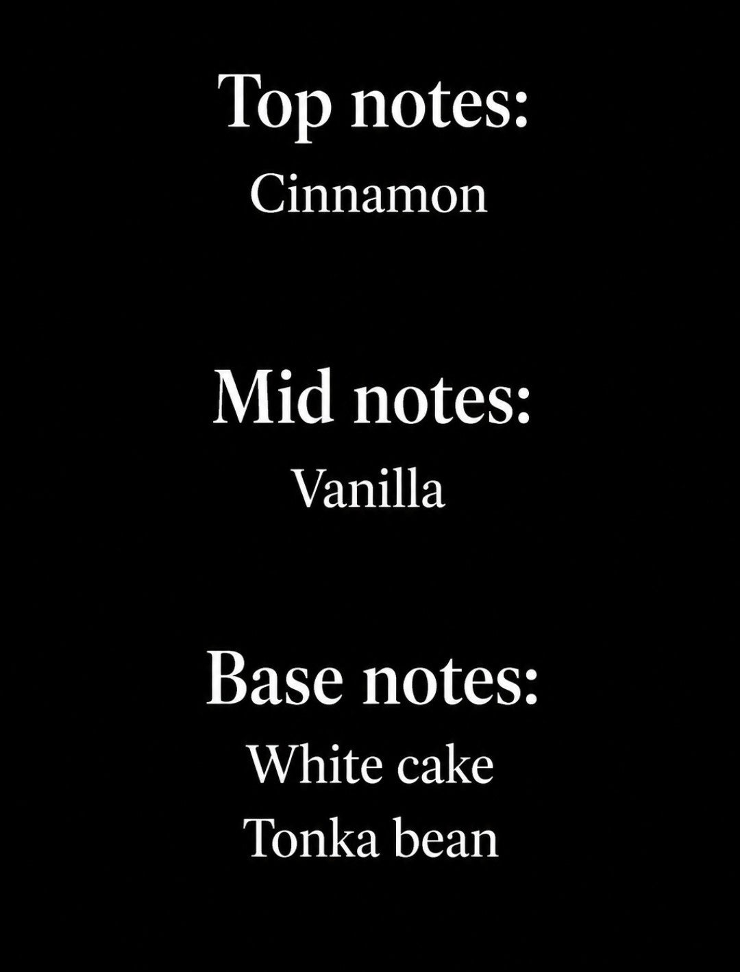 Coffee Cake (cinnamon cake)- Extrait De Parfum